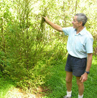 Tour guide Malcolm Fisher